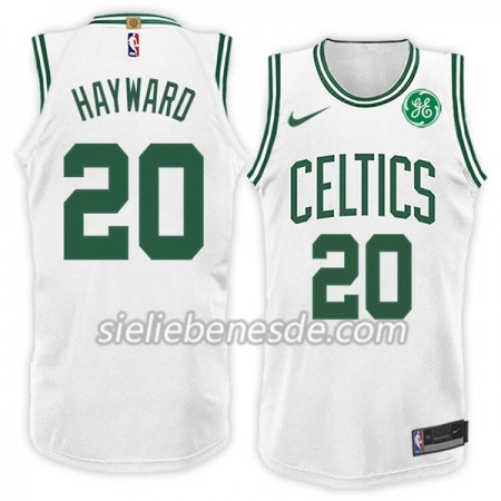 Herren NBA Boston Celtics Trikot Gordon Hayward 20 Nike 2017-18 Weiß Swingman